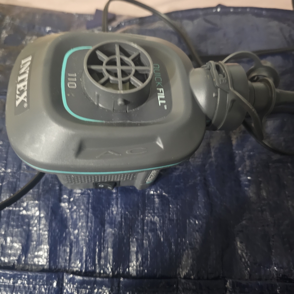 Intex Gray Quick-Fill Electric Air Pump - 110V
